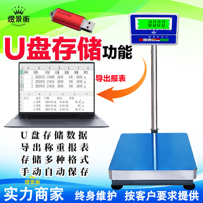 U盘存储电子秤数据离线备份管理技术方案