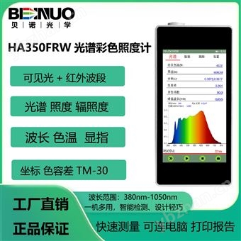 HA350FRW全光譜近紅外輻照計(jì)