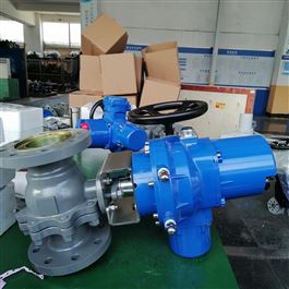 智能調節型電動法蘭鑄鋼球閥