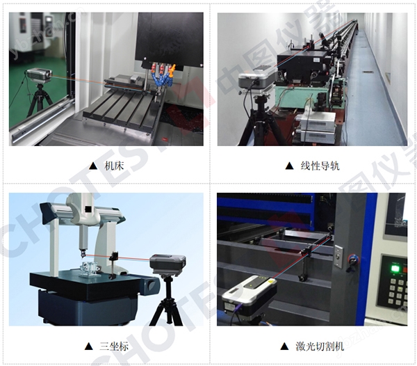 線性測量應(yīng)用.jpg 激光干涉儀斜軸線性測量