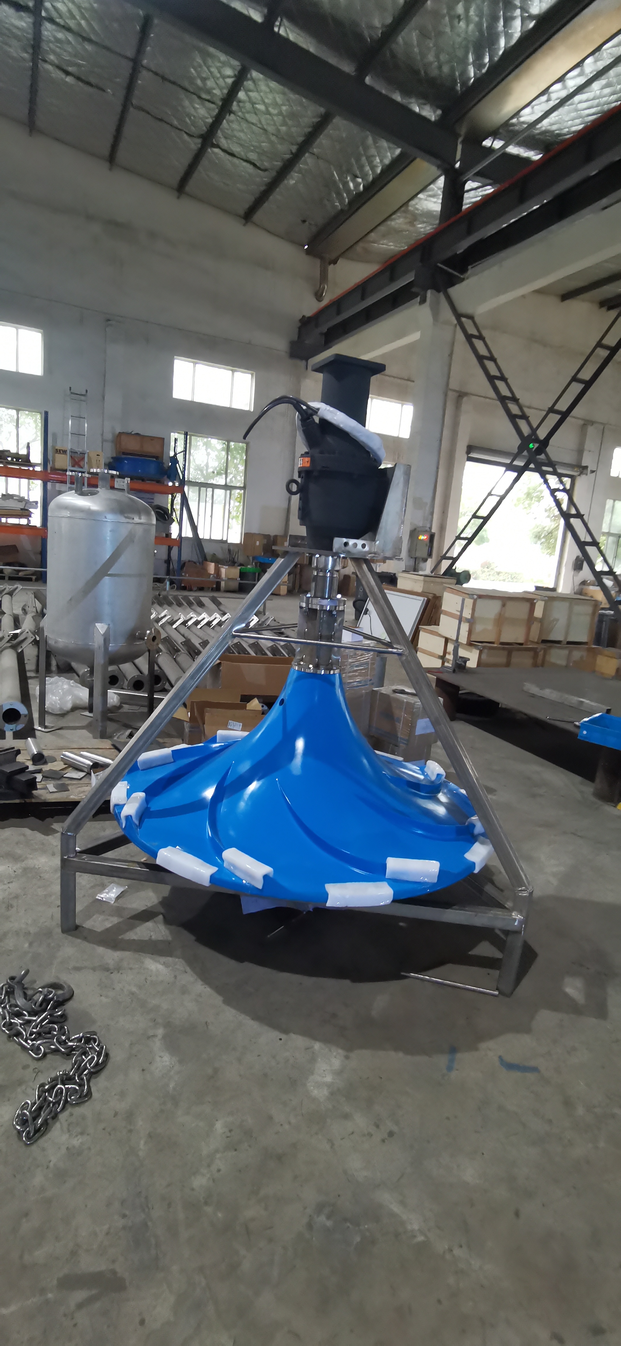 生物反應池立式渦輪攪拌機技術說明