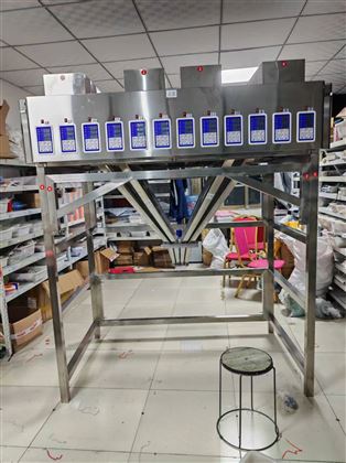 義烏市場安裝調試小飾品顆粒盒裝24頭分裝機非標定制