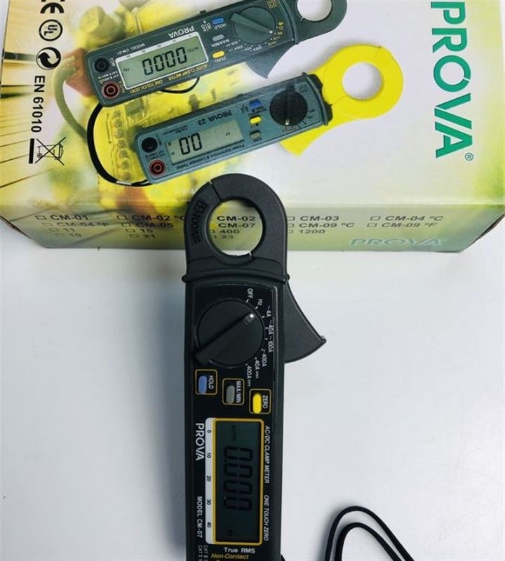 泰仕TES真均方根值低电流交直流钳形表CM-07