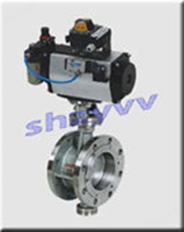 气动法兰硬密封蝶阀