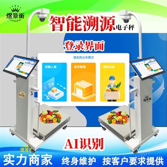 帶網口通訊智能分揀收貨秤自動拍攝食材圖片