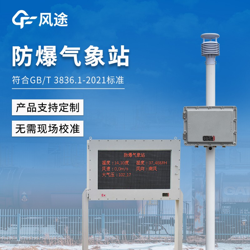 防爆氣象站—1臺設備=防爆氣象儀+自動報警器+遠程監控終端！