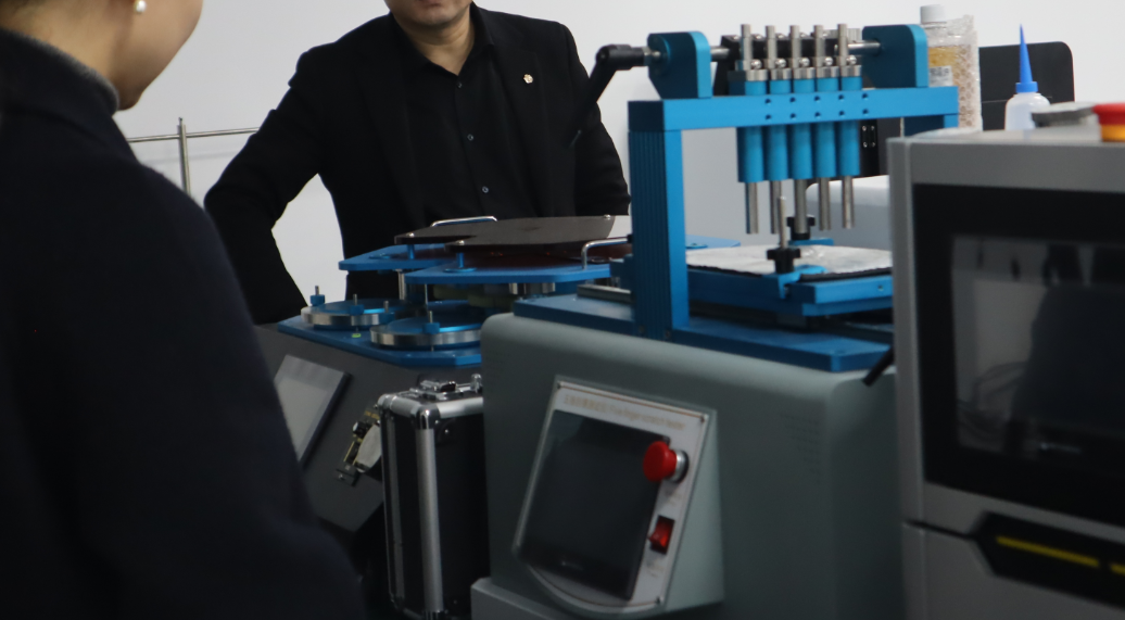 蘇州某有限公司赴上海理濤考察多功能刮擦測試儀、百格刮擦及五指刮擦測試儀