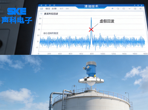 声科电子80GHz雷达料位计标配PTFE透镜天线及万向吹扫法兰、多重回波追踪能力 声科电子80GHz雷达料位计标配PTFE透镜天线及万向吹扫法兰、多重回波追踪能力