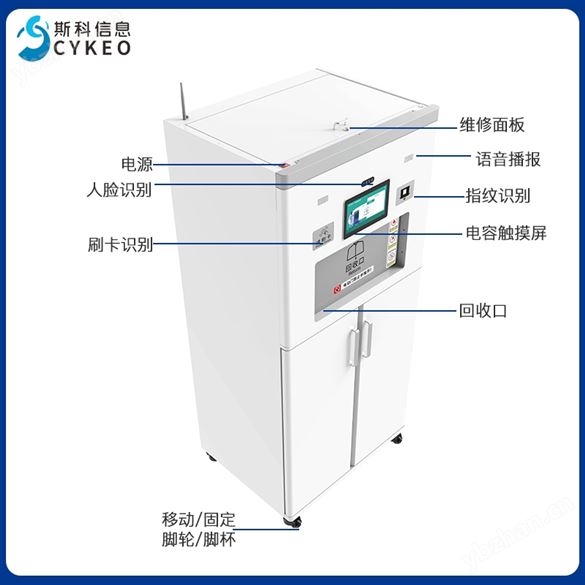 手術衣鞋柜RFID智能自助回收管理柜